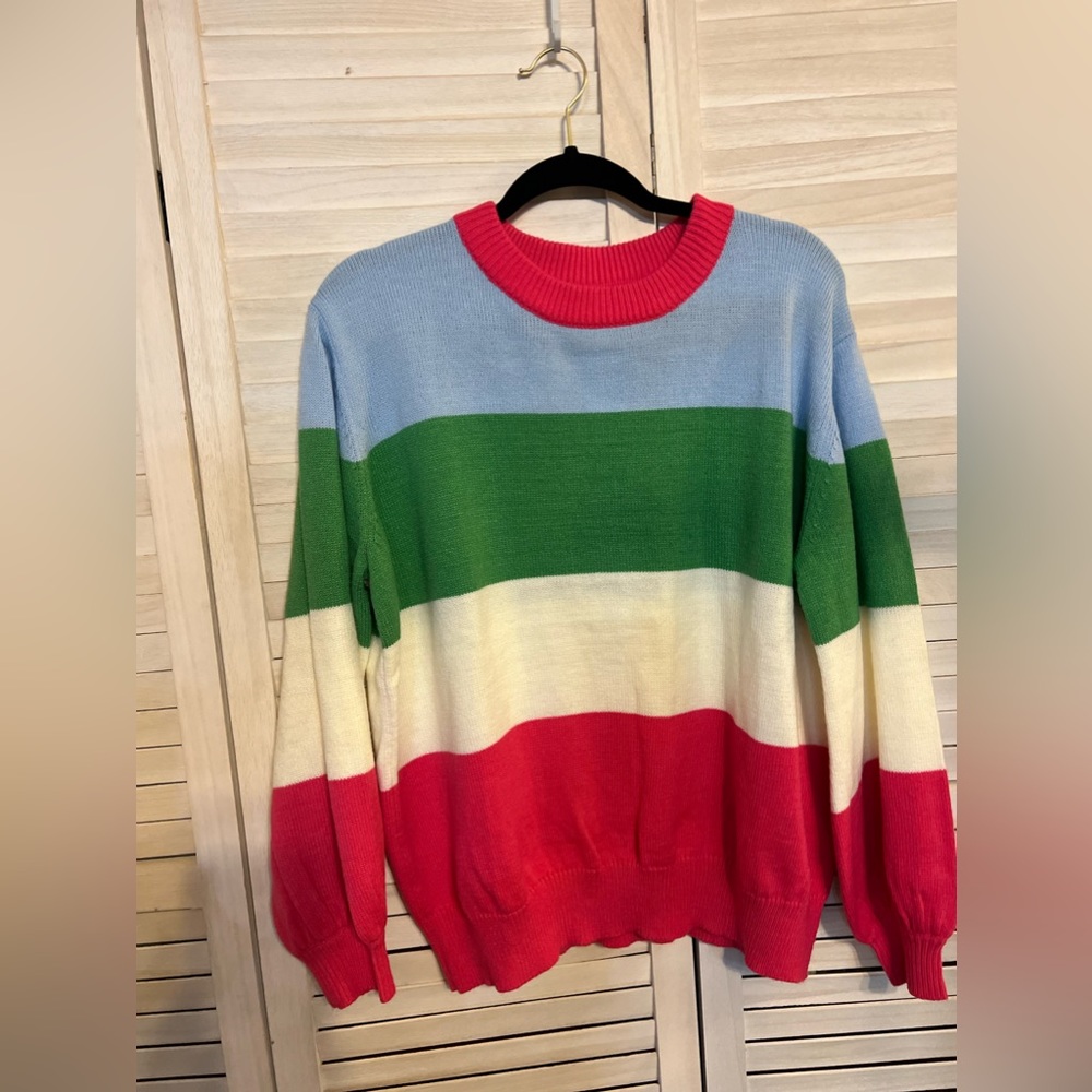 NWOT SHEIN Color block Sweater